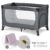 Hauck Baby-Reisebett »Dream’n Play Plus – Grey«, 3-tlg., inkl. Alvi Komfort Reisebett Matratze (schadstoffgeprüft, faltbar, 6 cm Höhe) und…