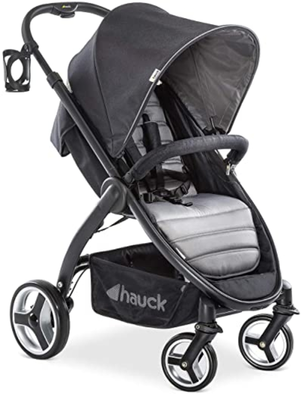 Hauck Buggy Lift Up 4 / für Babys und Kinder ab Geburt / Belastbar bis 25 kg / Einhändig Faltbar / Inklusive Getränke Halter / Höhenverstellbar /…