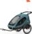Hauck Fahrradkinderanhänger »2in1 Bike Trailer und Buggy Dryk Duo, petrol«, für 2 Kinder; inklusive Deichsel