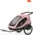 Hauck Fahrradkinderanhänger »2in1 Bike Trailer und Buggy Dryk Duo, rose«, für 2 Kinder; inklusive Deichsel