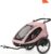 Hauck Fahrradkinderanhänger »2in1 Bike Trailer und Buggy Dryk Duo, rose«, für 2 Kinder; inklusive Deichsel