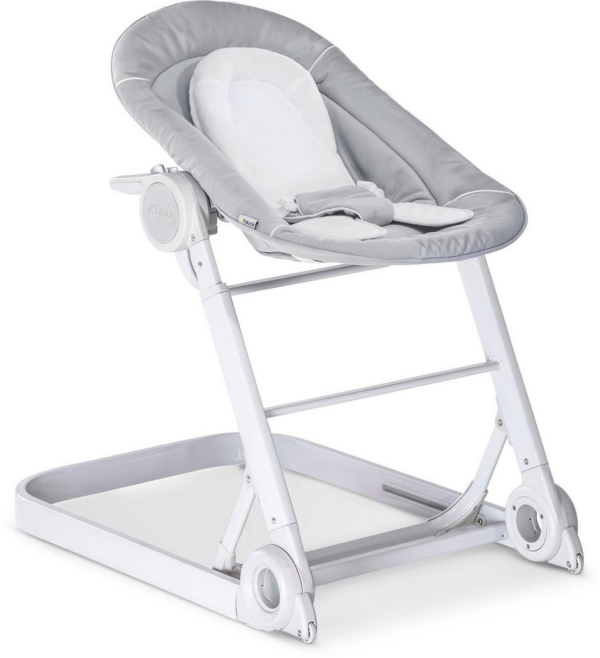 Hauck Hochstuhl »Sit`n Care 2in1, Stretch Grey«, mit 2 Aufsätzen