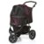 Hauck Kinder-Buggy »Togfit Pet Roadster – Schwarz«, Hundebuggy / Hundewagen Haustier Buggy bis 32 kg, flexible Schieberhöhe, klein faltbar
