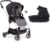 Hauck Kombi-Kinderwagen »Eagle 4S Duoset,black/grey«, mit Babywanne, Fußsack und Moskitonetz; Kinderwagen