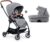 Hauck Kombi-Kinderwagen »Eagle 4S Duoset, melange grey«, mit Babywanne, Fußsack und Moskitonetz; Kinderwagen