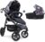 Hauck Kombi-Kinderwagen »iPro Saturn R Duoset, wild blooms black«, inkl. Babywanne und Beindecke; Kinderwagen