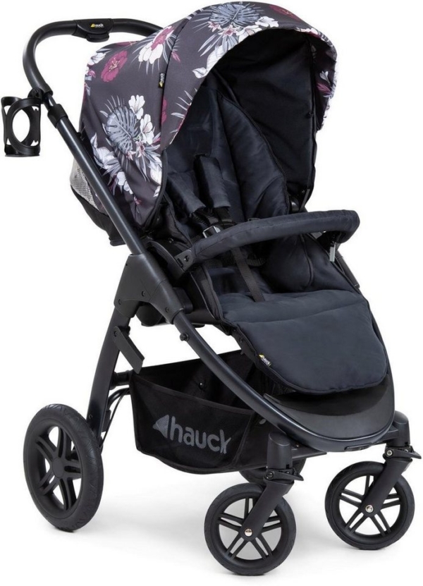 Hauck Sportbuggy »iPro Saturn R, wild blooms black«, inkl. Beindecke; Kinderwagen, Buggy, Sportwagen, Kinder-Buggy, Kinderbuggy, Sport-Kinderwagen