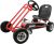 Hauck Toys for Kids GoKart Blizzard – Pedal Go-Cart / Tretauto mit Handbremse und verstellbarem Sitz für Kinder ab 4 Jahre – Rot