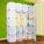 Hengda 20 Würfel Weiß Regalsystem Kleiderschrank Kunststoff DIY Garderobenschrank mit Türen Garderobe für Kinderzimmer Schlafzimmer einfach zu…