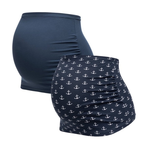 Herzmutter Bauchband »Umstands-Schwangerschafts-Bauchbänder – Nierenwärmer-Shirtverlängerung für die Schwangerschaft – Anker-Muster«