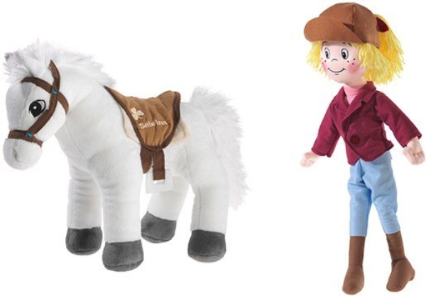 Heunec® Kuscheltier »Bibi & Pferd Sabrina« (Set, 2-St)