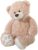 Heunec® Kuscheltier »Schlenkerteddy mit Schleife, beige«, mit Schleife