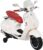 HOMCOM Elektrofahrzeug, Kinderfahrzeug, Kindermotorrad, Elektro-Motorrad mit MP3-Musik Beleuchtung, 3-6 Jahre, PP, Weiß, 108 x 49 x 75 cm