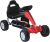 HOMCOM Go-Kart für Kinder Tretfahrzeug Tretauto Kinderfahrzeug mit Pedalen 4 Räder Metall + Kunststoff Rot etwa 3 Jahre