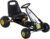 HOMCOM Go Kart Tretauto Tretfahrzeug mit Handbremse ab 3 Jahre Kinder Schwarz 95 x 66,5 x 57cm
