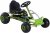 HOMCOM Kinder Go Kart Pedalfahrzeug Tretauto mit Handbremse 3-6 Jahre Grün 95 x 66,5 x 57cm