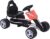 HOMCOM Kinder Go-Kart Tretauto Kinderfahrzeug mit Pedalen 4 Räder Metall + Kunststoff Rot 3 Jahre