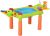HOMCOM Kinder Sandspielzeug, Sandkastentisch mit 16-tlg. Zubehör, Spieltisch, Strandspielzeug, ab 3 Jahren, PP, 99,5 x 49 x 48 cm