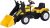 HOMCOM Tretauto Traktor Trettraktor mit Fontlader ab 3 Jahre Spielzeug Kinder Schwarz 114 x 41 x 52cm