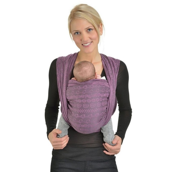 Hoppediz Babytrage »HD Tragetuch Darjeeling 4,60m purpur«