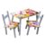 HTI-Line Kindersitzgruppe »Kindertischgruppe Blumenfee«, (1 Tisch und 2 Stühle, 3-tlg), Kindertischgruppe