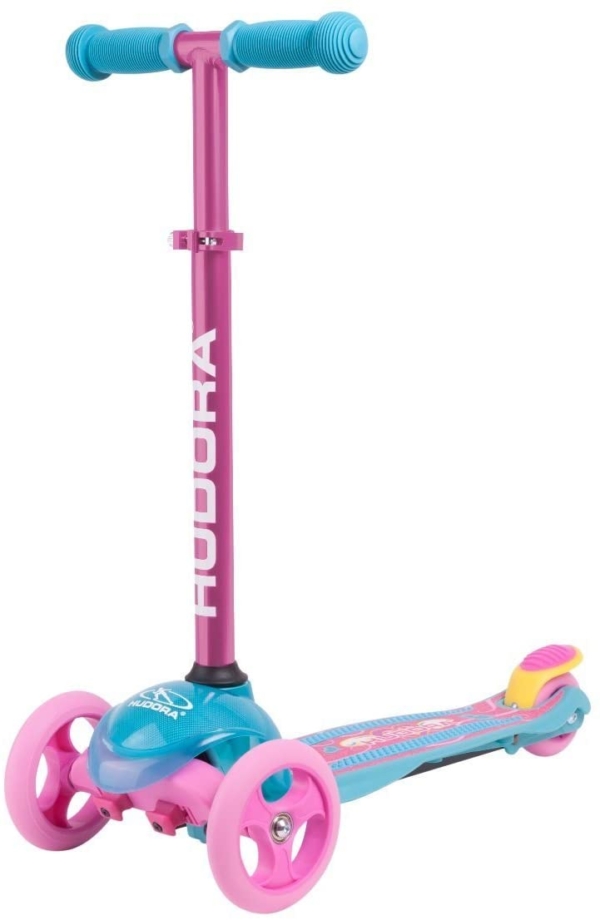 HUDORA Scooter Roller Mädchen – Flitzkids 2.0 Skate Wonders, 11054