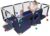 HYE-PLAYPEN Blau Baby Laufgitter Kleinkind Zaun Indoor-Spielplatz Kindersicherheitszaun Haushalt tragbaren Laufstall mit Krabbeldecke, (225x129x66cm)