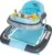 ib style Lauflernhilfe »Babywalker World Mint-Little Grau«, mit Schaukelfunktion & elektronischem Spielelement