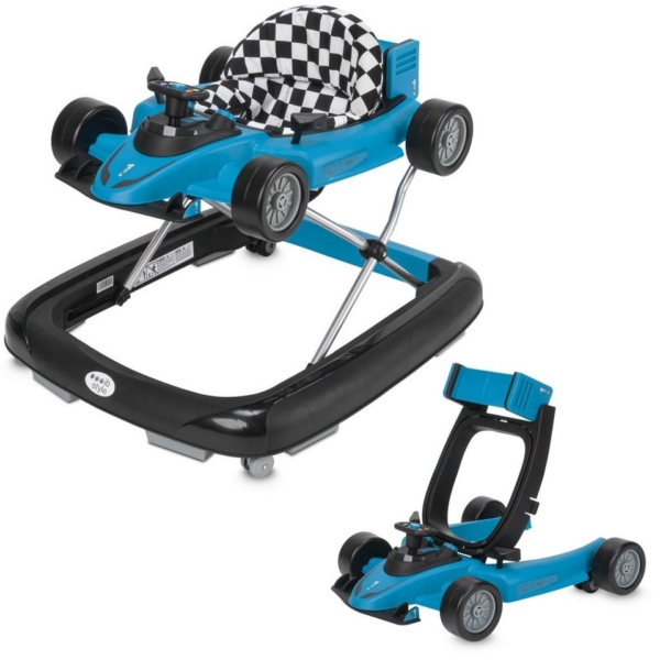 ib style Lauflernhilfe »Little Speedster blau«, mit Soundeffekten – Abnehmbarer Laufwagen