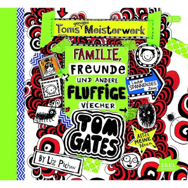 Igel Records Hörspiel »Hörbuch Tom Gates – Toms geniales Meisterwerk -«