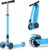 IMMEK Kinderroller 3 Räder Faltbar für Kinder Roller ab 3-14 Jahre Kleinkind Scooter für Jungen und Mädchen mit 3 PU LED Räders, Verstellbare…