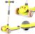 IMMEK Kinderroller 3 Räder Roller Abnehmbarer Kleinkinder Scooter für Kinder ab 2 3 4 5 6 Jahre Jungen und Mädchen 3 höhenverstellbar, Mehrfarbige…