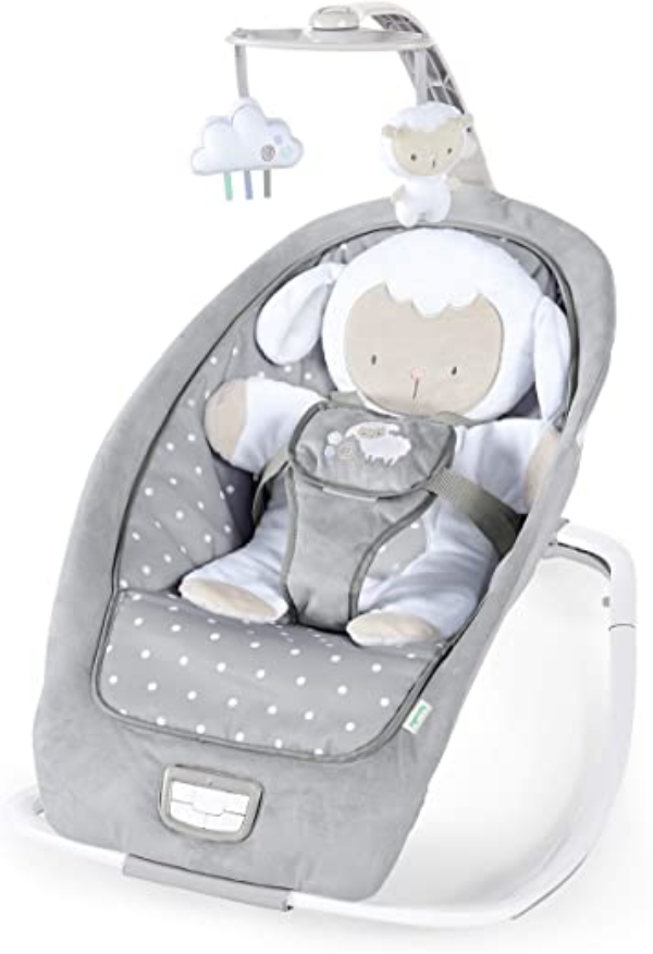 Ingenuity, 2 in 1 Babywippe, Cuddle Lamb