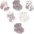 Jacobs Babymoden Baby Socken Erstlings-Söckchen – Erstlingssocken 6er Pack (0-3 Monate) Baumwolle, schadstoffgeprüft