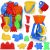 JoinJoy Sandspielzeug Sandkasten Spielzeug Set Für Kinder 19 Stück Strandspielzeug Set in wiederverwendbarer Netzbeutel badewannenspielzeug Jungen…