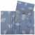 JOLLAA Windeltasche »Canvas Blätter Blau«, Windeltasche für unterwegs, kleine Wickeltasche für Windeln & Feuchttücher, Windeletui, Wickelmäppchen…
