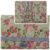 JOLLAA Windeltasche »Flower Pink Mint«, Windeltasche für unterwegs, kleine Wickeltasche für Windeln & Feuchttücher, Windeletui, Wickelmäppchen MADE…