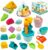 JoyGrow Kinder Sandspielzeug,Strand Spielzeug Set in Wiederverwendbarer Netzbeutel,Wasser Spielzeug mit Spaten Schaufel,Sandkasten Eimer Tier…