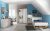 Jugendzimmer Chicory 8 teiliges Komplett Set von Forte in Eiche Riviera und Weiß Hochglanz mit Eckleiderschrank, 120er Bett mit Nachttisch,…
