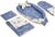 JUKKI 5-tlg Baby Erstausstattung set: Babynest 50x90cm, Stillkissen, Kuscheldecke, Babydecke, Kissen, Nestchen für Babys, 100% Baumwolle,…