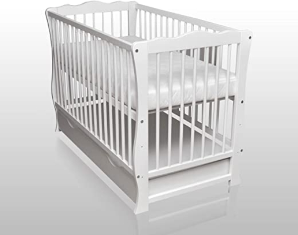 Julia Kinderbett Juniorbett Sofa mit Schublade und Matratze 120x60cm weiß Neu