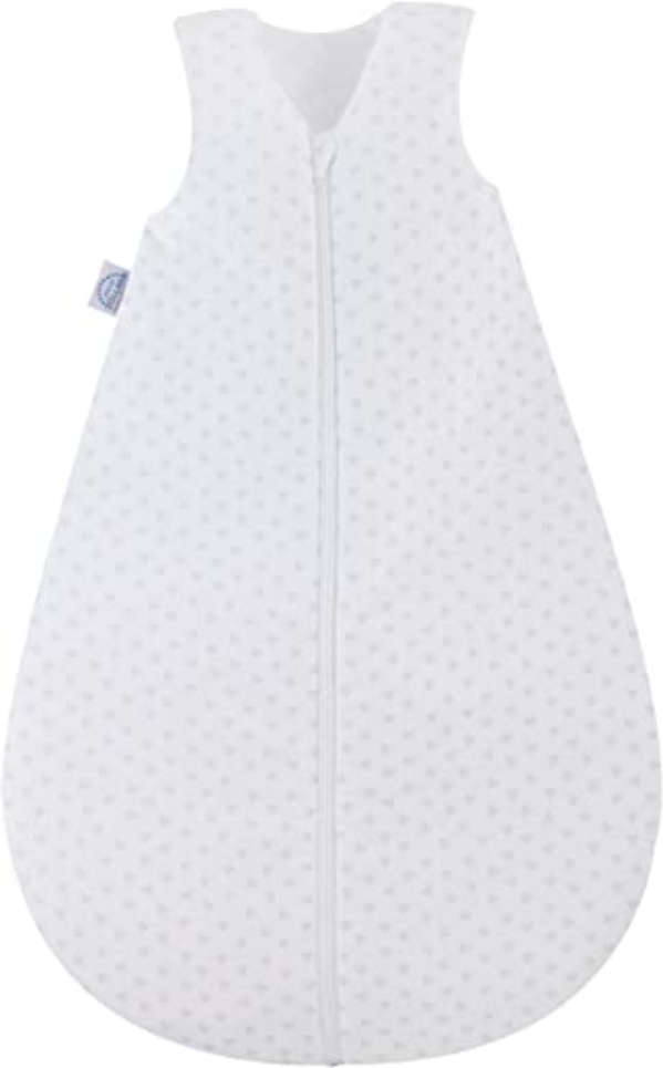 Julius Zöllner Baby Ganzjahresschlafsack aus 100 Prozent Baumwolle, Größe 110, 24-48 Monate, Standard 100 by OEKO-TEX, Made in EU, Schmusebär