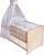 Julius Zöllner Komplettbett »natur, Sternchenwald«, 7-tlg., inkl. Babybett, Matratze, Lattenrost, Himmelstange mit Himmel, Nestchen und Bettwäsche;…