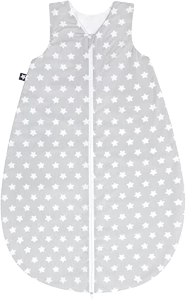Julius Zöllner Schlafsack Sommerschlafsack (Sternenhimmel grau, Größe 90 | 12-24 Monate)