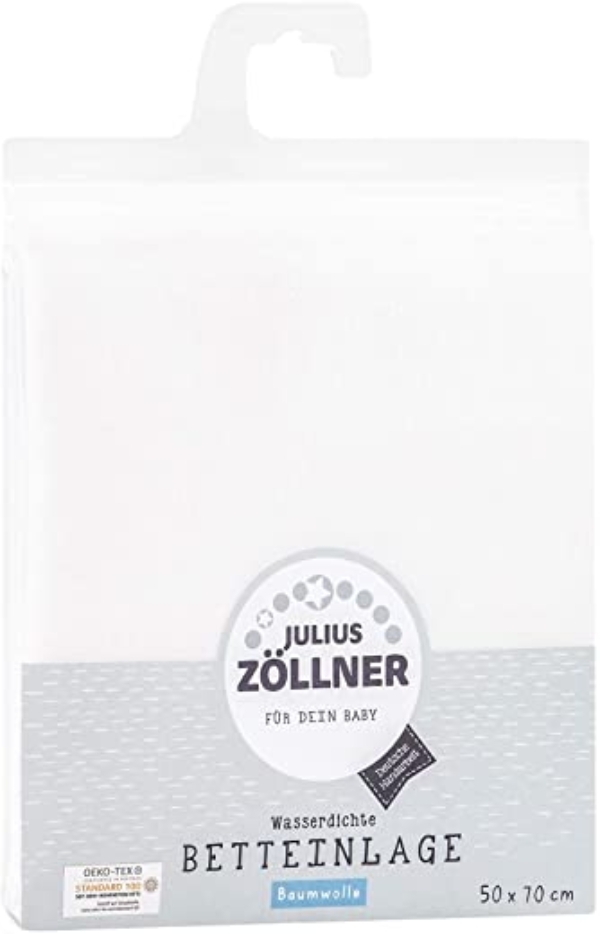 Julius Zöllner – Wasserdichte Betteinlage – Matratzenschutz 50 x 70 cm
