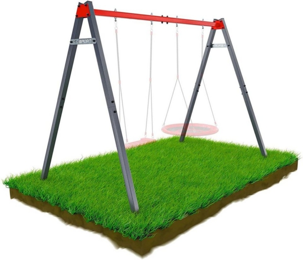 K-SPORT Doppelschaukel »Wetterfestes Gerüst für Schaukel, Storchennest, Hängematte etc. I Metallgestell ohne Schaukel für den Garten bis 150kg…