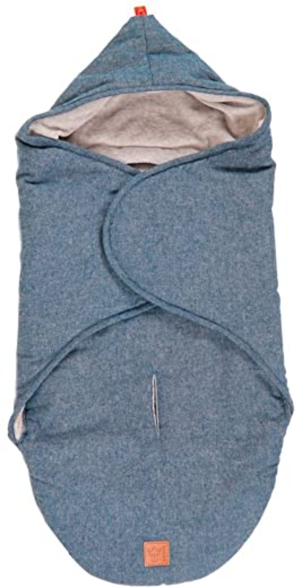 Kaiser 6536172 Einschlagdecke”Molly Melange”, blau, navy melange