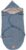 Kaiser 6536172 Einschlagdecke“Molly Melange“, blau, navy melange