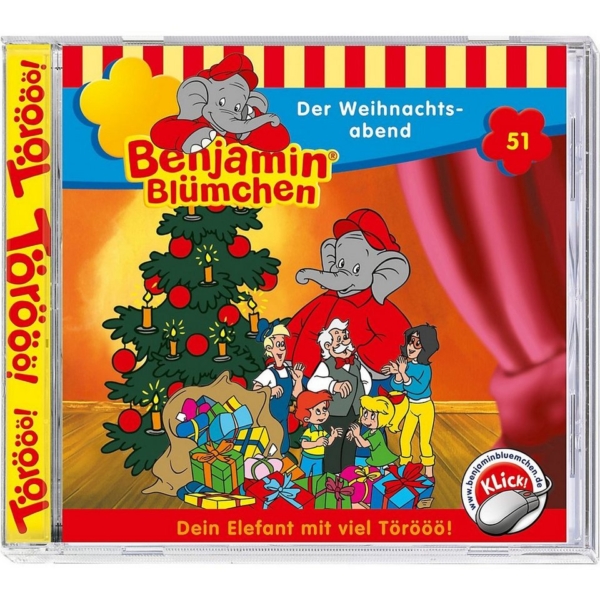Kiddinx Hörspiel »CD Benjamin Blümchen 51 – Der Weihnachtsabend«