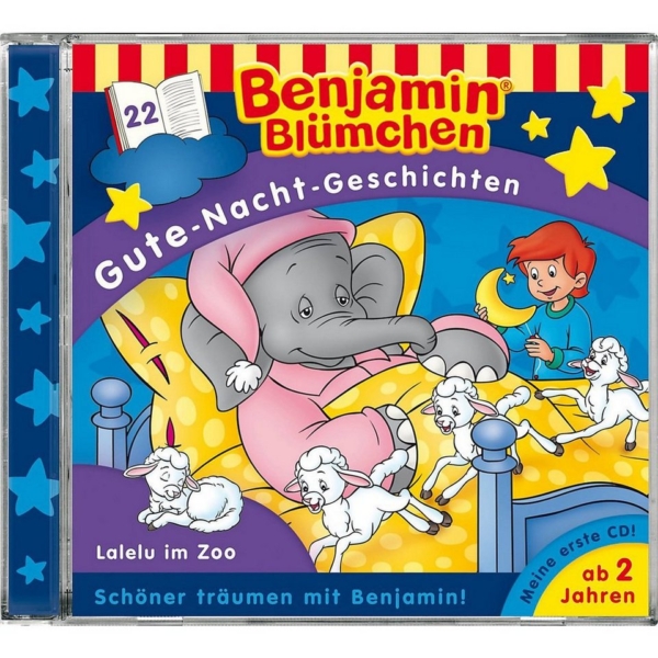 Kiddinx Hörspiel »CD Benjamin Blümchen Gute-Nacht-Geschichten 22 -«